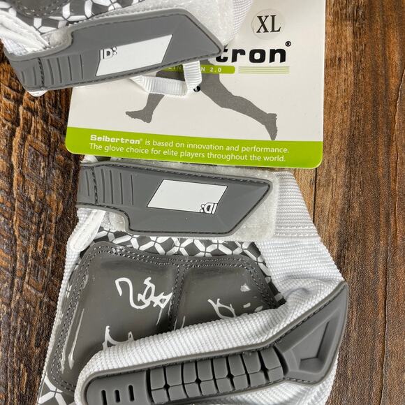 Seibertron Lineman 2.0 Adult X-Large Padded Palm Football Receiver Gloves - Picture 5 of 11